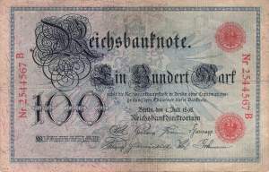 100 Mark 1898 P/B Ro.17